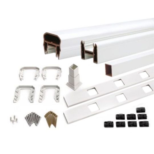 Trex 42" x 8' Transcend Rail Kit with Square Composite Balusters