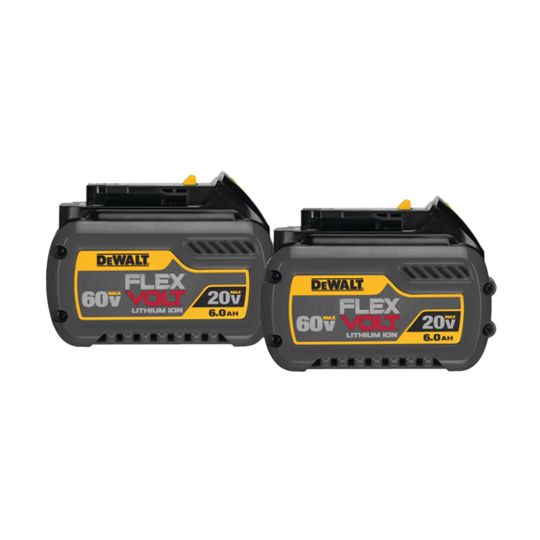 DeWalt 20V/60V Max Flexvolt Lithium Ion Batteries - Pack of 2