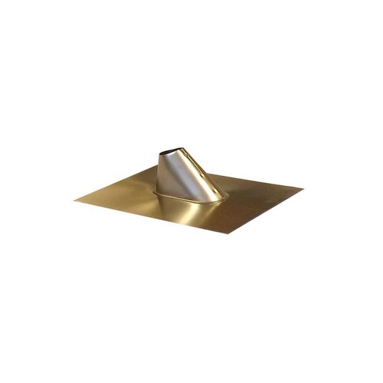 TRI-BUILT Galvanized Steel Pipe Flashing Cone — Flashings — TRI3GPF4TB