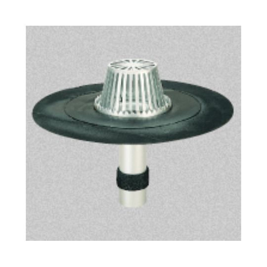 GAF M-Weld Standard Aluminum M-Drain - APP Smooth Flashed for Retrofit — Ventilation and Drainage — GAFMWMDREAPP25
