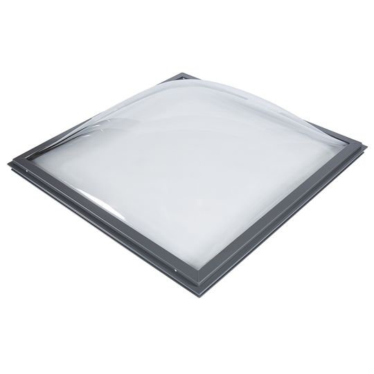 Velux Double Dome Fixed Curb-Mounted Skylight with Clear over White Glazing