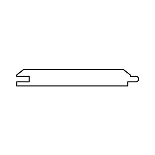Versatex 1" x 6" x 18' T&G Series WP4/Shiplap (Nickel Gap) PVC Trim