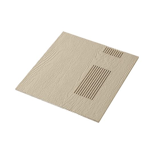 Wausau Supply 3/8" x 16" x 16' Diamond Kote Vented Soffit - Woodgrain Texture — WSUDK1616VSS