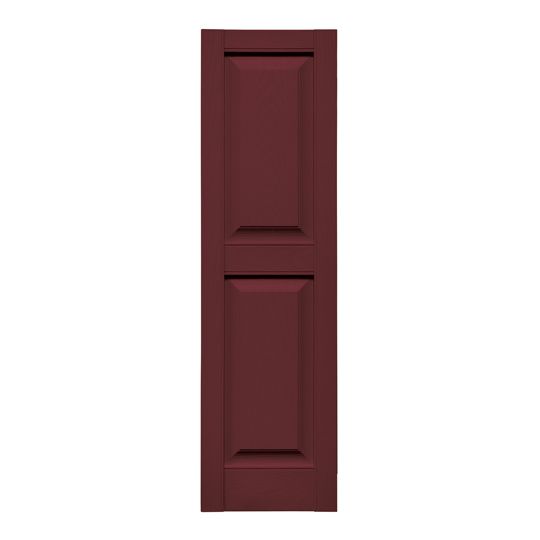 TRI-BUILT Standard Raised Panel Shutters (Pair) — TRI021239078