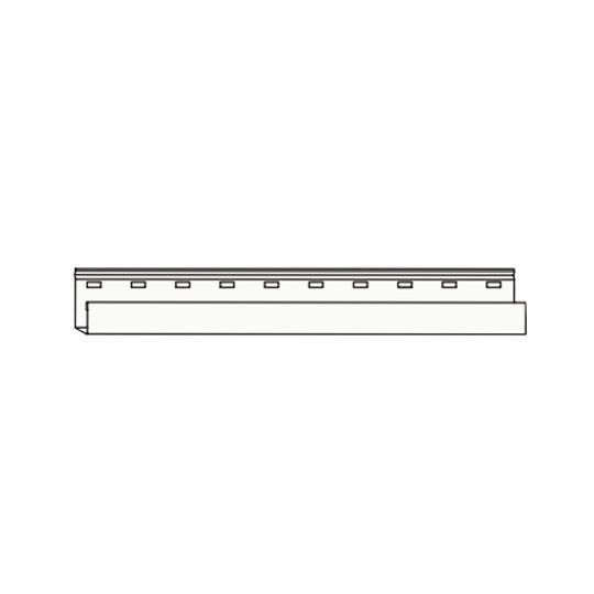 Quality Edge 1/2" Vesta Steel J-Channel - Solid Finish — QEDJ5P463