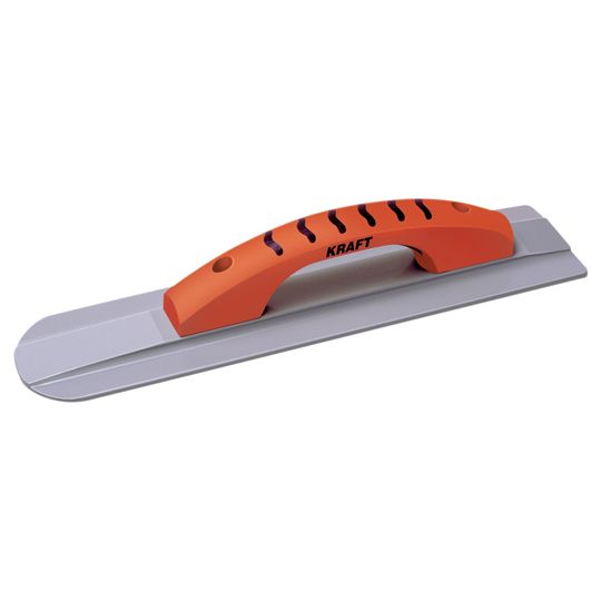 Kraft Tool 3-1/4" x 16" Round Front/Square Back Magnesium Hand Float with ProForm Handle