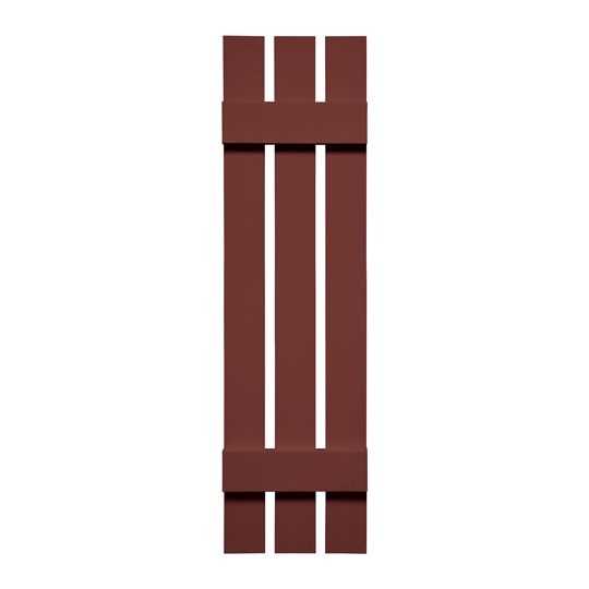 Mid-America Board-N-Batten Standard Three-Board Spaced Shutter — MABBNB3BS1235027