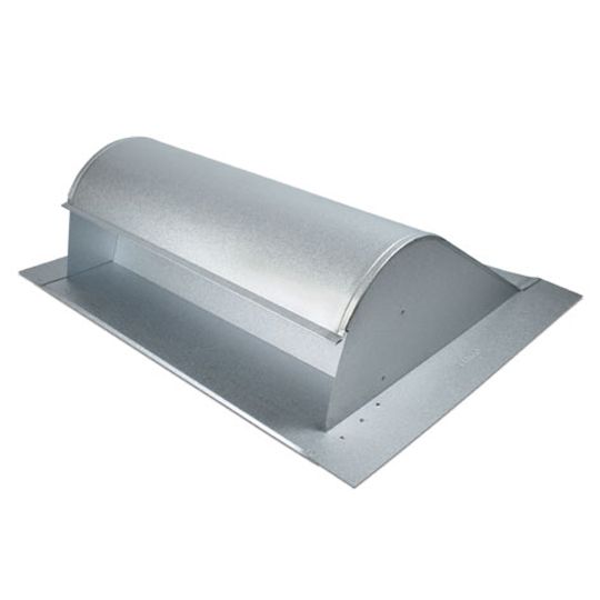 Thompson Architectural Metals 4' Off Ridge Vent Tile Round