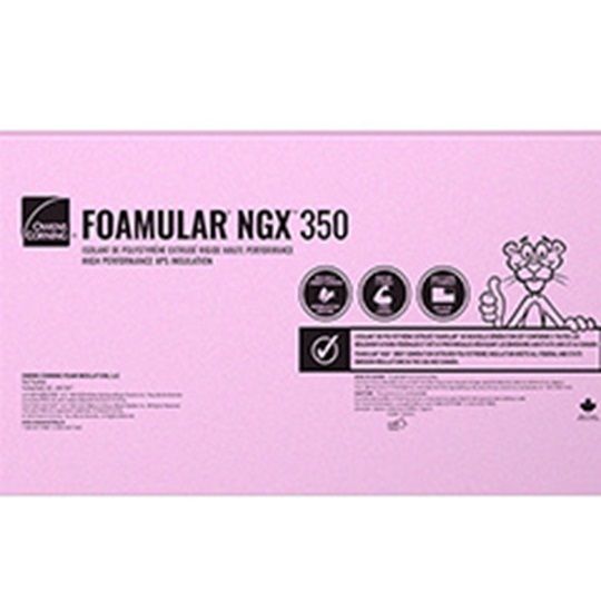 Owens Corning Foamular NGX F350 Rigid Foam Board Insulation — OCF3503024SL