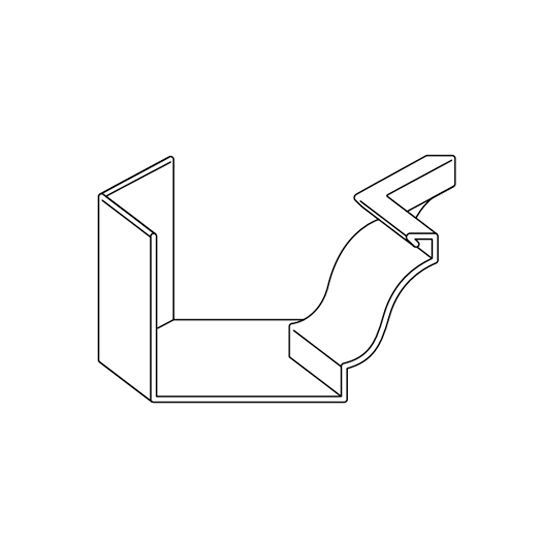 Klauer Manufacturing Company 6" Classic Steel K-Style Inside Miter