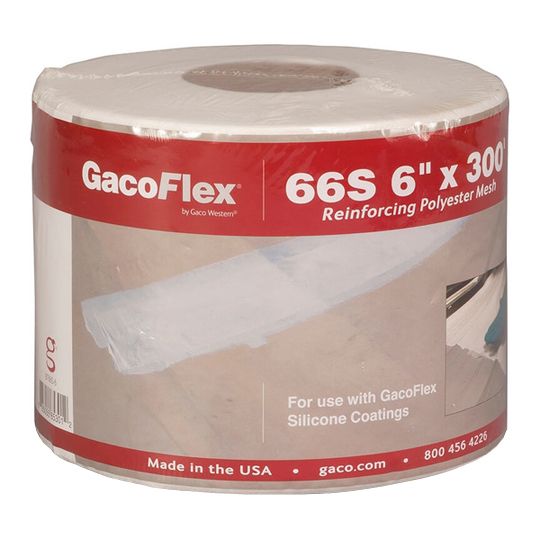 Gaco Western 6" x 300' GacoFlex 66S Reinforcing Polyester Mesh Tape — GACBT66S66300RPM