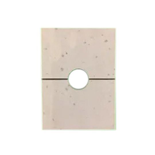 Portland Products Group 5-1/2" x 7-1/2" R&R Split Mount Bib with 1-1/2" Id Hole - Rustic — PP1CSR108BB