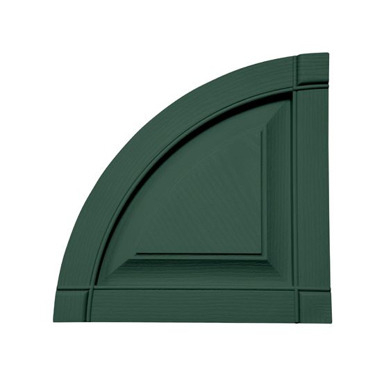 Mid-America Raised Panel Quarter Round Arch Top for Standard Raised Panel Shutters — MABATP14FG