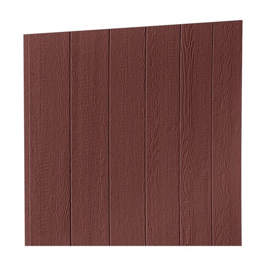 Wausau Supply 3/8" x 4' x 9' Diamond Kote Cedar Panel with 8" On-Center Spacing