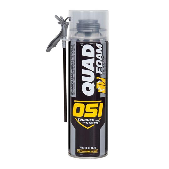 OSI Quad Foam Fun or Straw Window & Door Installation Foam - 16 Fl. Oz. Can