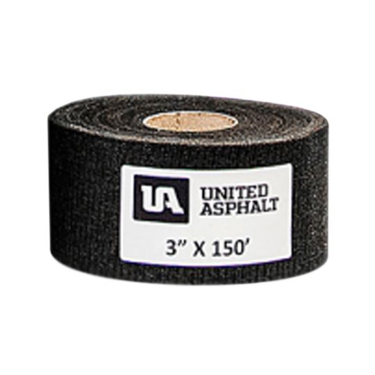 United Asphalt (New Jersey) 3" x 150' Asphalt Saturated Cotton Fabric