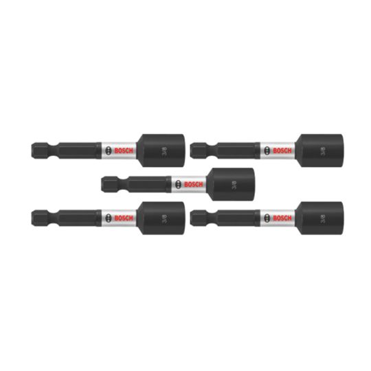 Bosch 2-9/16" x 3/8" Impact Tough Nutsetters - Package of 5