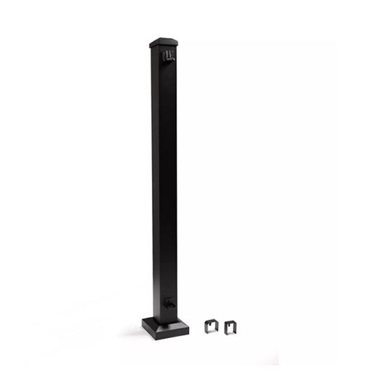 Trex 2.5" x 2.5" Select Aluminum Rail End Post — TRXSEPA2543BK