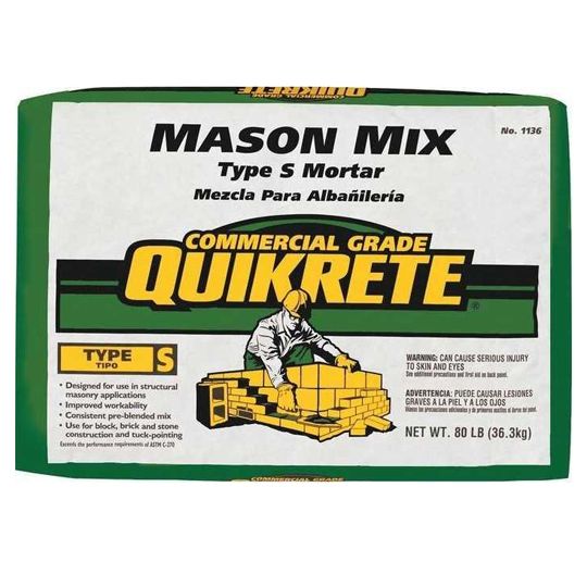 Quikrete Mason Mix Portland Lime & Sand - Type-S - 3000 Lb. Bag