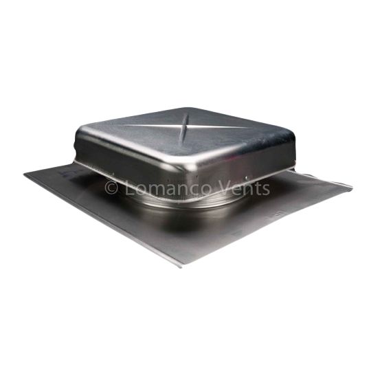 Lomanco 600 Aluminum Pan Static Roof Louver — Ventilation and Drainage — LOM600MF