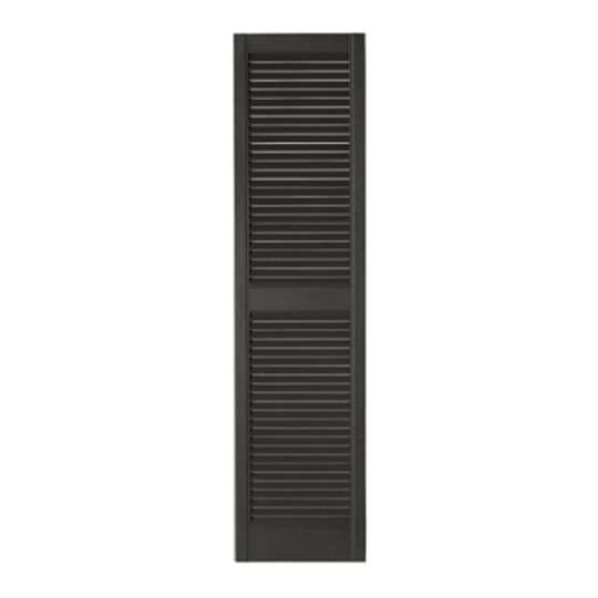 Mastic 15" x 47" Standard Open Louvered Shutters - Regular Style — ACOVINLV1547PE