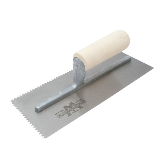 Marshalltown Notched Trowel with Steel Handle