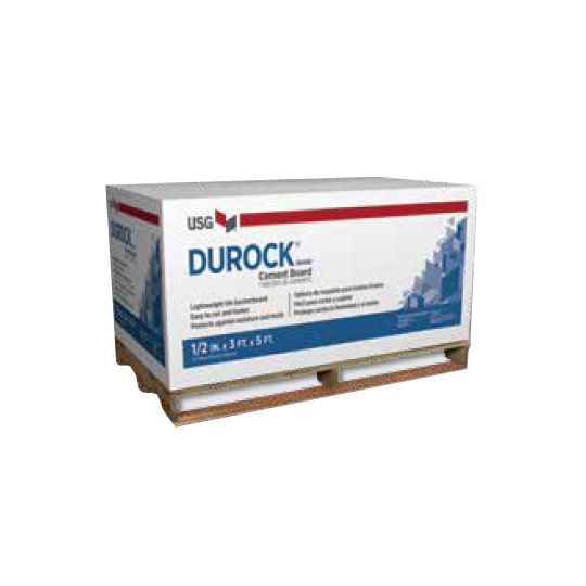 U.S. Gypsum 1/2" x 3' x 5' Durock Cement Board