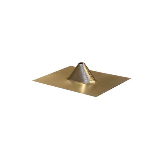 TRI-BUILT Galvanized Steel Pipe Flashing Cone — Flashings — TRI15GPF4TB