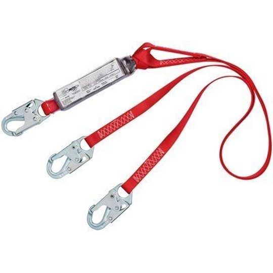 3M Protecta 100% Tie-Off Web Shock Absorbing Lanyard 1342001 - 6'