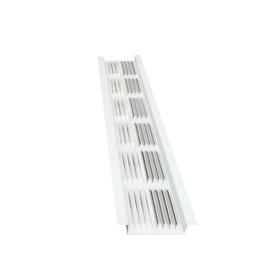 GAF MasterFlow LSV8 Series Continuous Soffit/Undereave Vent — Ventilation and Drainage — GAFLSV8WH