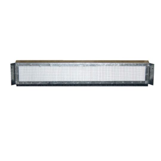 Award Metals 3-1/2" x 22" Galvanized Eave Rafter Vent 4-Mesh