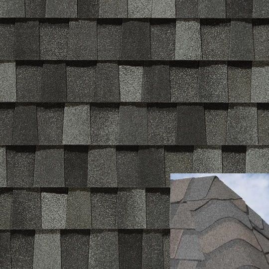 CertainTeed Roofing 12" x 36" Shadow Ridge Hip & Ridge Accessory Shingles — Hip & Ridge Shingles — CTRSRHRSHTG