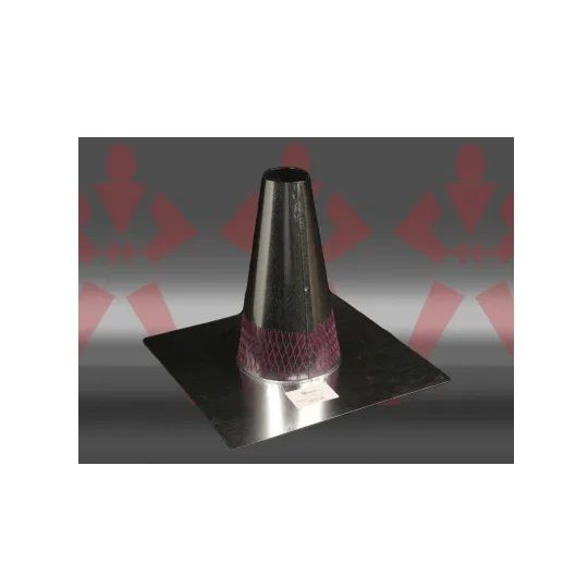 Hercules Industries 8.75" Galvanized Pipe Flashing - Flat