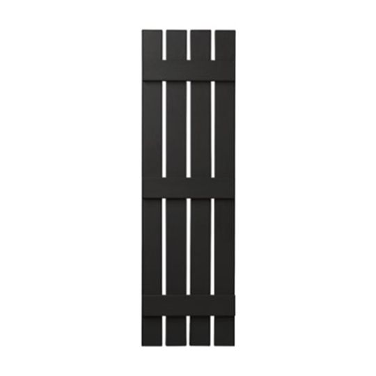 Variform By PlyGem 16" X 59" Board & Batten 4 Board Open Shutter