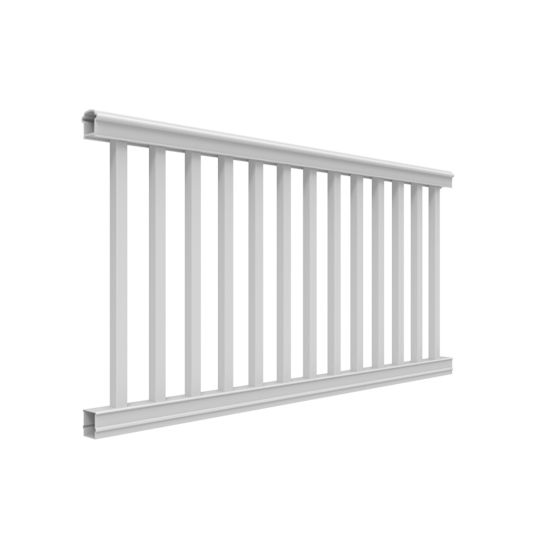 RDI Railing Dynamics 10' x 36" Bella Premier Series Vinyl Level Rail Kit with Square Balusters