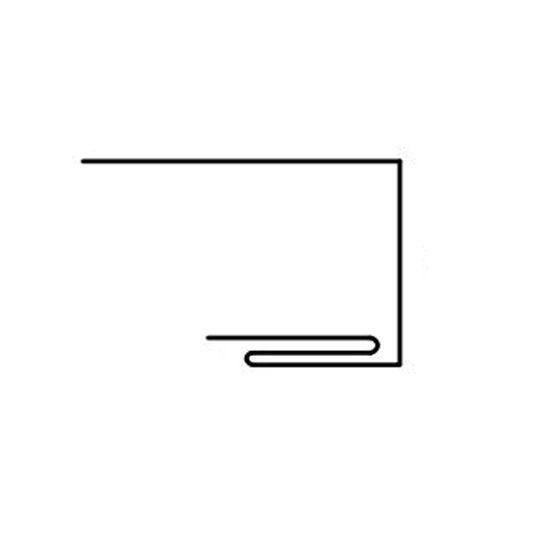 Ideal Roofing 9" Girth Painted Type 2 J-Trim for Urban Accent Series
