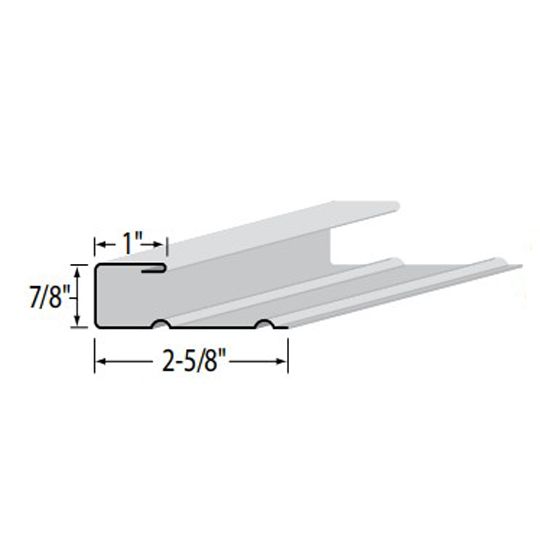 Edco Products 7/8" J-Trim - Pvdf Velvet Embossed — EPIJT7810ST