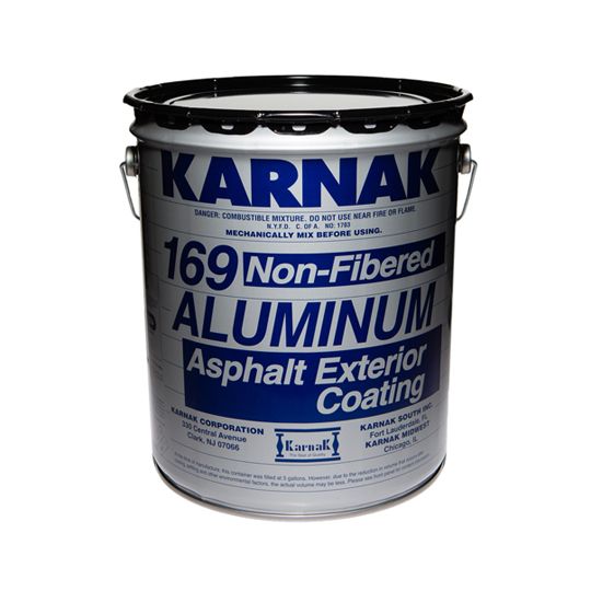 Karnak #169 Non-Fibered Aluminum Roof Coating - 5 Gallon Pail — Adhesives, Caulks & Sealants