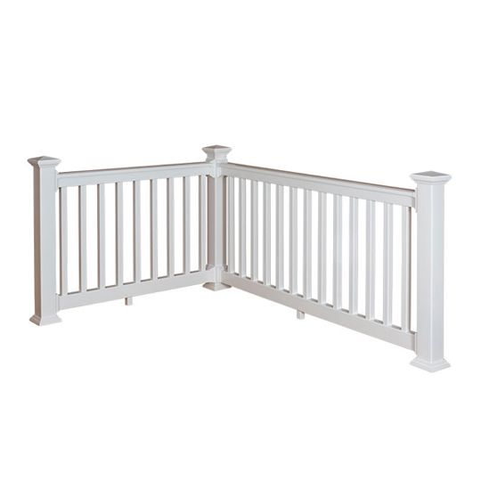 L.B. Plastics 4' x 36" 3500 Rail Kit with 1-1/2" Square Picket