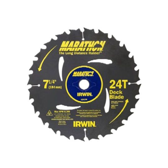 Irwin Tools 7-1/4" Irwin 24 Tpi Circular Saw Blade
