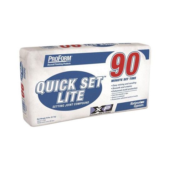 National Gypsum ProForm Quick Set Lite 90 Setting Compound - 18 Lb. Bag