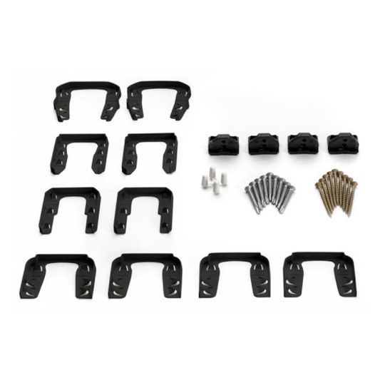 Trex Transcend Mounting Hardware Kit for Horizontal Cut Rails — TRXTMHCRHBK