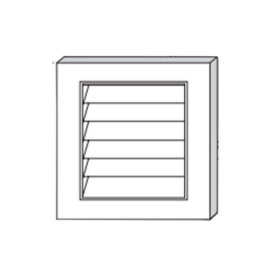 Mastic 14" Square Gable Vent — ACOSQGV141410