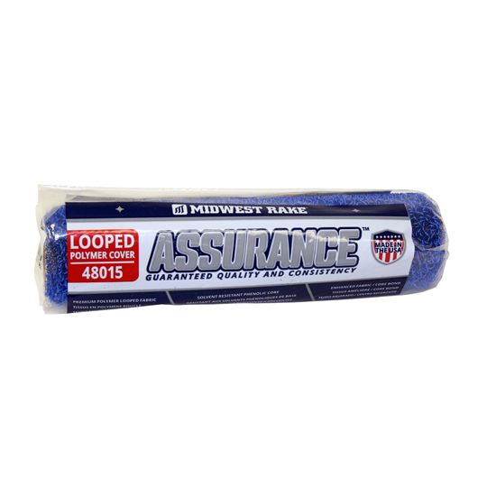 Seymour Midwest 9" Assurance Looped Polymer Roller Cover without End Caps