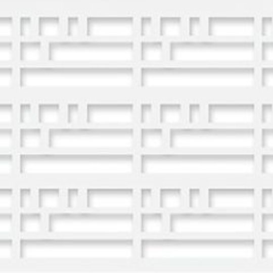 Grid Accents 2' x 4' Decorative Plastic Lattice Panel - Wright — AVO62421