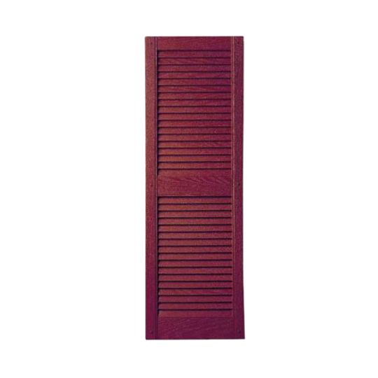 Girardin Moulding Straight Top Louver Style Shutters — GIRSTLV14X51GR