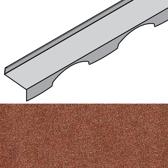 Unified Steel 3-3/4" x 79" Barrel-Vault Top Row — BORTRVB79SF