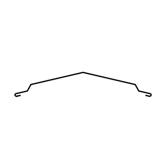 ASC Building Products 26 Gauge R17 Vented Ridge Flashing — ASBR17VRZP26G