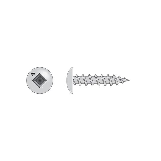 Simpson Strong-Tie #8 x 1-1/2" Type 305 Stainless Steel Truss Head Screws - Box of 100
