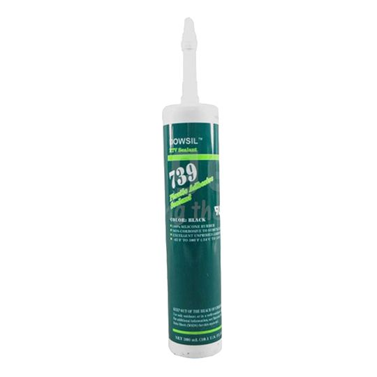 DOWSIL 739 Plastic Adhesive - 10.3 Oz. Cartridge — Adhesives, Caulks & Sealants — DOW739BL103